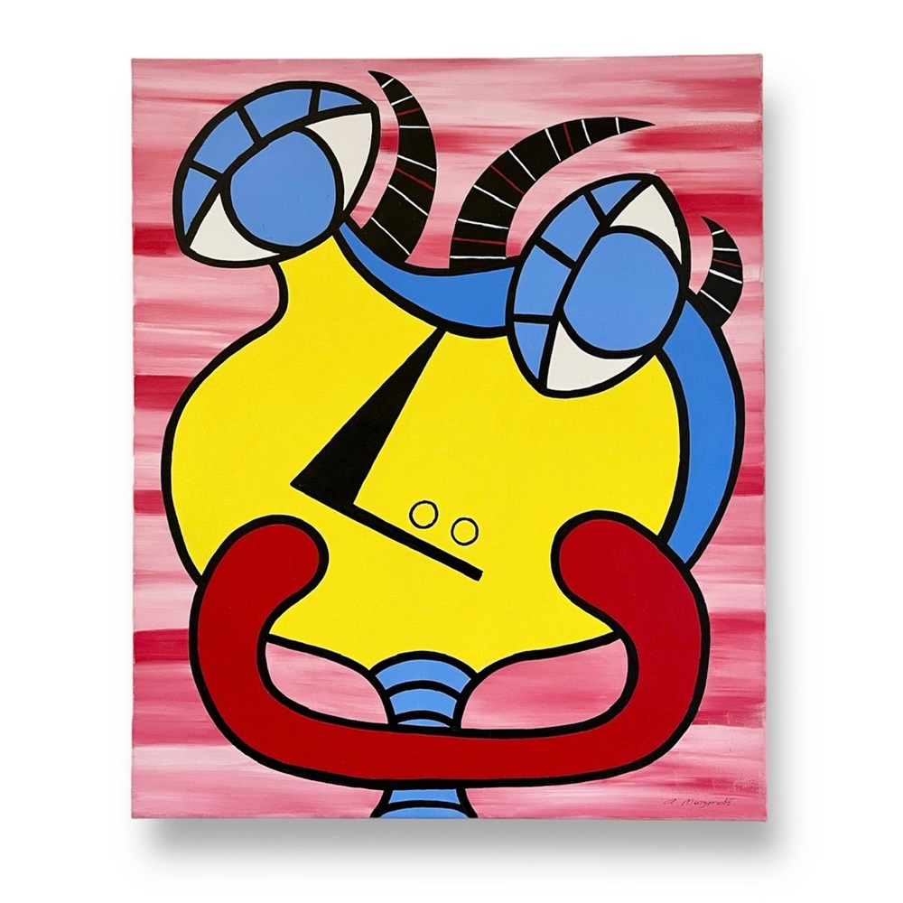 Acrylic Painting - Whimsical Modern Pop Art